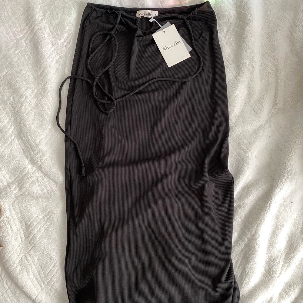 Alice Elle. Black long skirt. Size 8